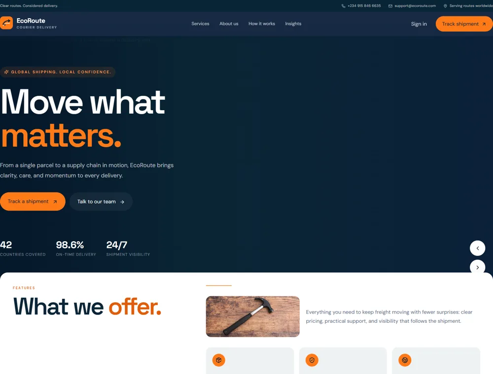 EcoRoute project design